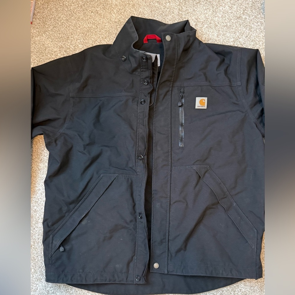 Carhartt Men’s Black Work Field Jacket, M